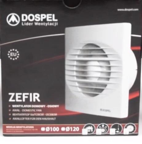 Упаковка вентилятора Zefir 120S, у них с 100S размер решетки одинаковый